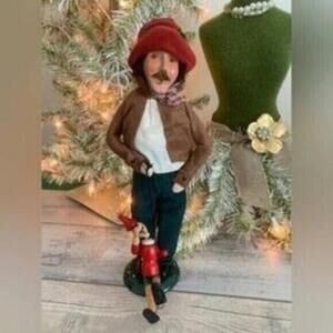 Retired Byers’ Choice Caroler Puppeteer 1996